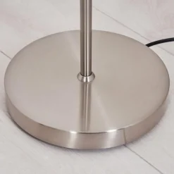 hofstein Lampadaire Zuoz Nickel mat, 1 lumière