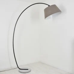 hofstein Lampe à arc Sagu Gris, Noir, 1 lumière