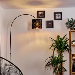 Lampes En Tissu-hofstein Lampe à arc Arnoya Noir, 1 lumière