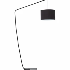Lampes En Tissu-Luminaires Brilliant Lampe à arc Brilliant Daria Noir, 1 lumière
