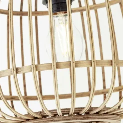 Luminaires Rustiques-Luminaires Brilliant Lampe à arc Brilliant Nikka Noir, 1 lumière