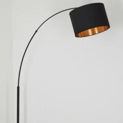 Lampes En Tissu-hofstein Lampe à arc Sayou Noir, 1 lumière