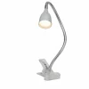 Luminaires Brilliant Lampe à clip Brilliant Anthony LED Titane, 1 lumière* Éclairage Led