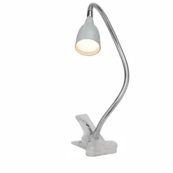 Luminaires Brilliant Lampe à clip Brilliant Anthony LED Titane, 1 lumière* Éclairage Led