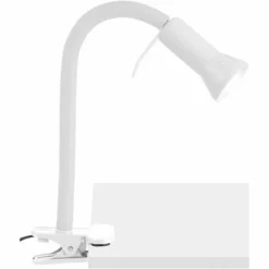Luminaires Brilliant Lampe à clip Brilliant Flex Blanc, 1 lumière* Lampes À Poser