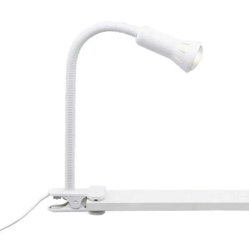 Luminaires Brilliant Lampe à clip Brilliant Flex Blanc, 1 lumière* Lampes À Poser