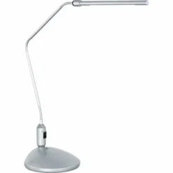 Lampes Industrielles-Luminaires Trio Lampe à clip Trio 5225 LED Acier inoxydable, Titane, 1 lumière
