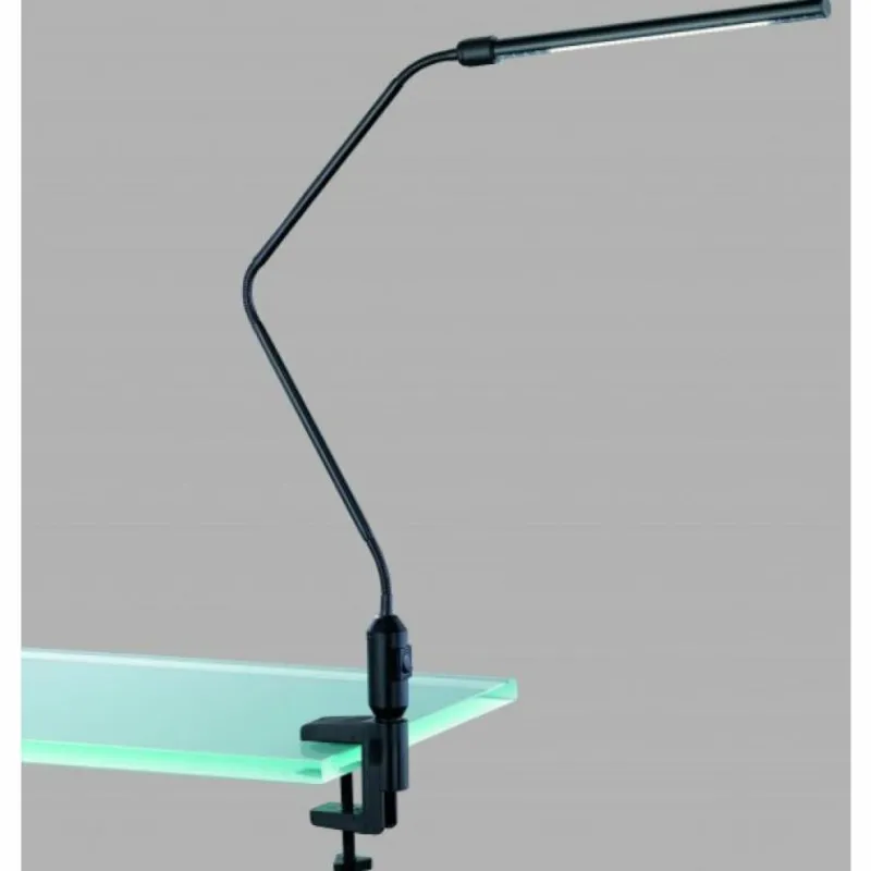 Lampes Industrielles-Luminaires Trio Lampe à clip Trio 5225 LED Noir, 1 lumière