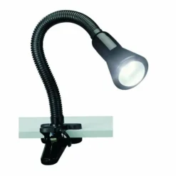 Luminaires Rustiques-Luminaires Trio Lampe à clip Trio 5028 Noir, 1 lumière