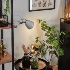 Lampes Industrielles-hofstein lampe â clipper Brienz Chrome, 1 lumière