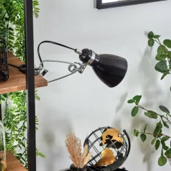 hofstein lampe â clipper Brienz Chrome, Noir, 1 lumière