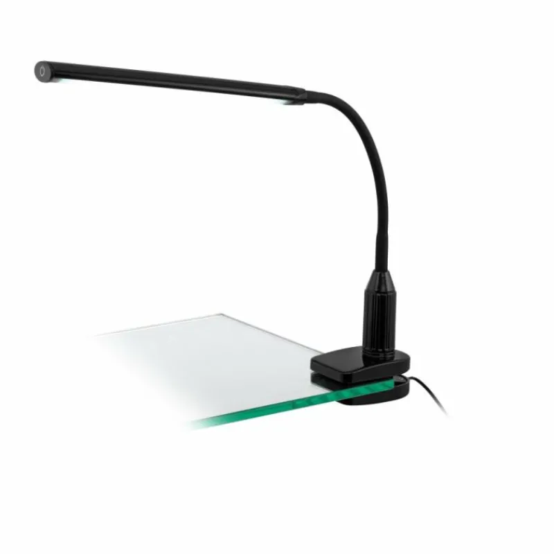 Luminaires Eglo lampe â clipper Eglo LAROA LED Noir, 1 lumière* Éclairage Led
