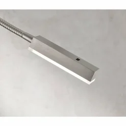 Luminaires Fischer & Honsel lampe â clipper Fischer & Honsel Raik LED Nickel mat, 1 lumière, Détecteur de mouvement* Éclairage Led