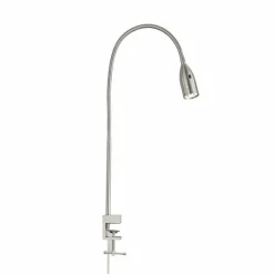 Luminaires Fischer & Honsel lampe â clipper Fischer & Honsel Sten LED Nickel mat, 1 lumière, Détecteur de mouvement* Éclairage Led