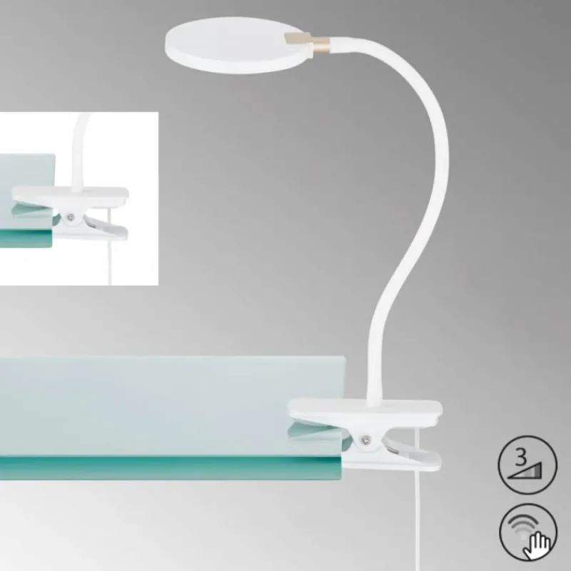Luminaires Fischer & Honsel lampe â clipper Fischer-Honsel Luiz LED Blanc, 1 lumière* Éclairage Led