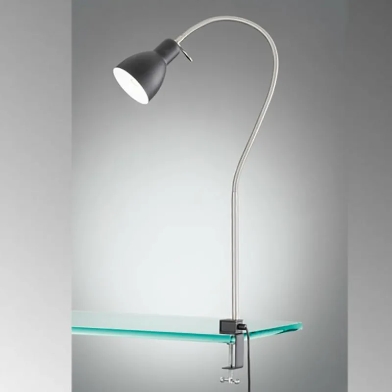 Luminaires Fischer & Honsel lampe â clipper Fischer-Honsel Lolland Noir, 1 lumière* Lampes À Poser