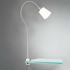 Lampes En Tissu-Luminaires Fischer & Honsel lampe â clipper Fischer-Honsel Jam Nickel mat, 1 lumière