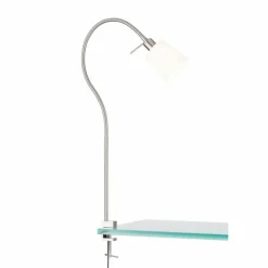 Lampes En Tissu-Luminaires Fischer & Honsel lampe â clipper Fischer-Honsel Jam Nickel mat, 1 lumière