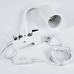 Luminaires Scandinaves-hofstein lampe â clipper Javel Blanc, 1 lumière