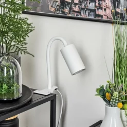 Luminaires Scandinaves-hofstein lampe â clipper Javel Blanc, 1 lumière