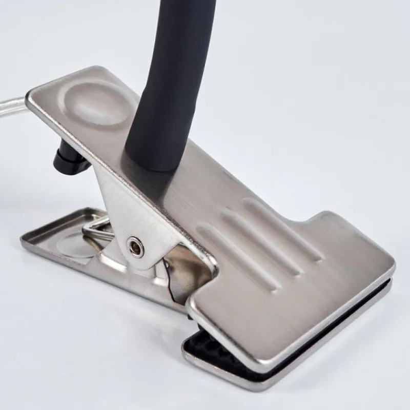 Luminaires Scandinaves-hofstein lampe â clipper Javel Nickel mat, Noir, 1 lumière