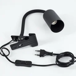 Luminaires Scandinaves-hofstein lampe â clipper Javel Noir, 1 lumière