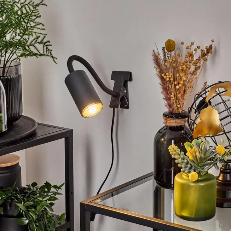 Luminaires Scandinaves-hofstein lampe â clipper Javel Noir, 1 lumière