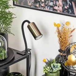 Luminaires Scandinaves-hofstein lampe â clipper Javel Noir, 1 lumière