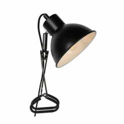 Luminaires Lucide lampe â clipper Lucide MOYS Noir, 1 lumière* Lampes À Poser