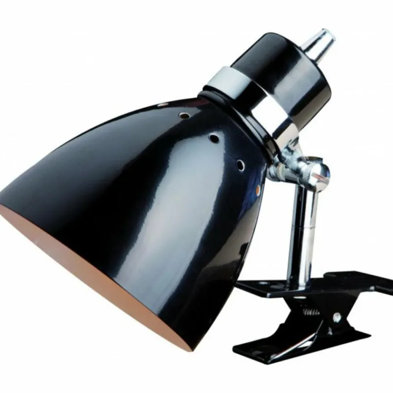 Luminaires Steinhauer Lampe à clipper Steinhauer SPRING Noir, 1 lumière* Lampes À Poser