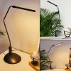 hofstein lampe â clipper Winnipeg LED Noir, 1 lumière* Lampes À Poser