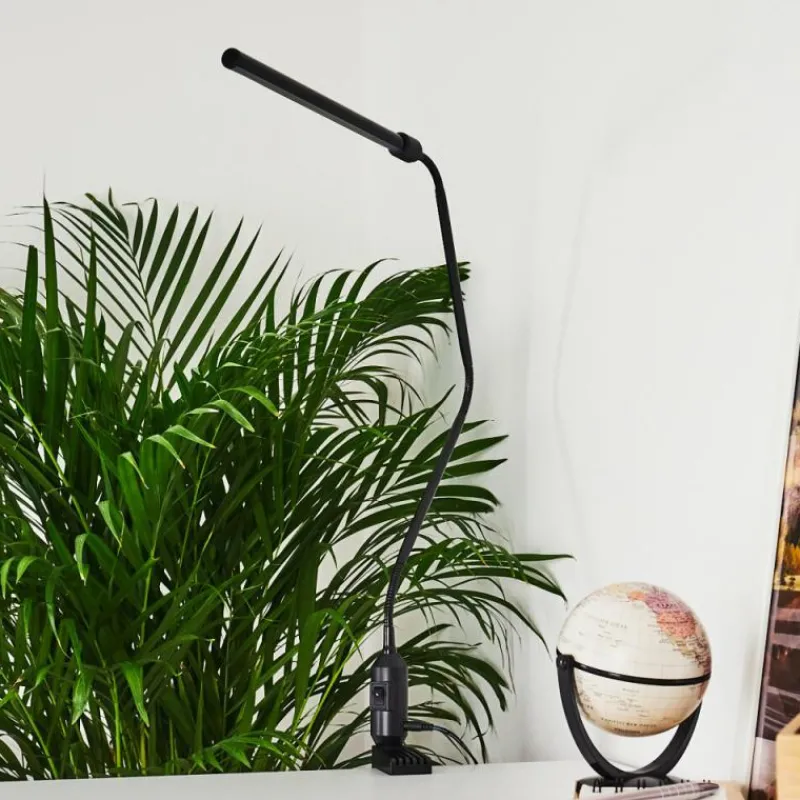 hofstein lampe â clipper Winnipeg LED Noir, 1 lumière* Lampes À Poser