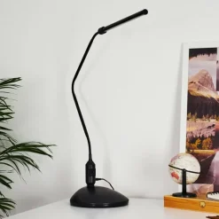 hofstein lampe â clipper Winnipeg LED Noir, 1 lumière* Lampes À Poser