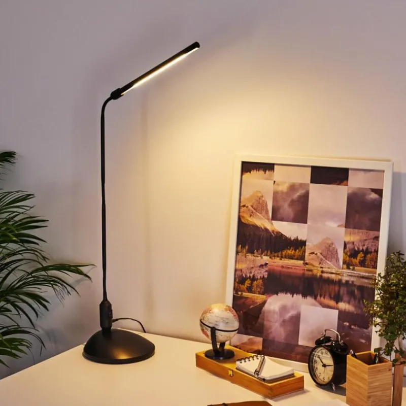 hofstein lampe â clipper Winnipeg LED Noir, 1 lumière* Lampes À Poser