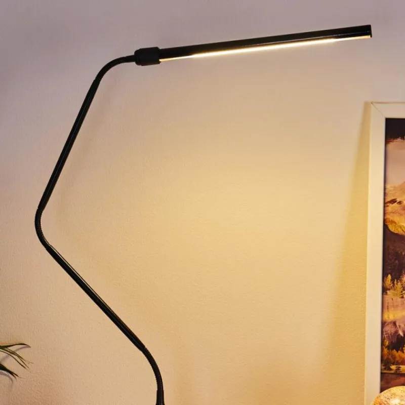 hofstein lampe â clipper Winnipeg LED Noir, 1 lumière* Lampes À Poser