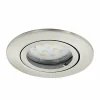 Luminaires Eglo Lampe à encastrer Eglo TEDO Nickel mat, 3 lumières* Luminaires Encastrés