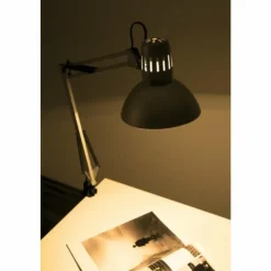 Luminaires Brilliant Lampe à pince Brilliant Hobby Acier inoxydable, Titane, 1 lumière* Lampes À Poser