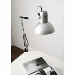 Luminaires Brilliant Lampe à pince Brilliant Hobby Acier inoxydable, Titane, 1 lumière* Lampes À Poser