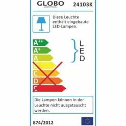 Luminaires Globo Lighting Lampe à pince Globo PEGASI LED Aluminium, 1 lumière* Éclairage Led