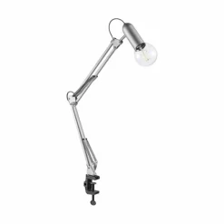 Lampes Industrielles-Luminaires Leuchten Direkt Lampe à pince Leuchten Direkt TURN ME Acier inoxydable, 1 lumière