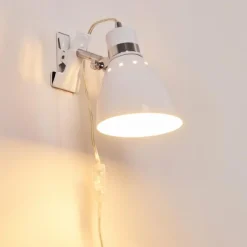 hofstein Lampe à pince Stranderott Blanc, 1 lumière