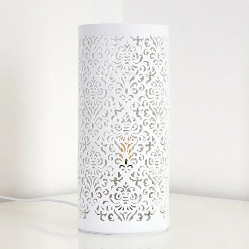 Luminaires Orientaux-hofstein Lampe à poser Aberjona Blanc, 1 lumière