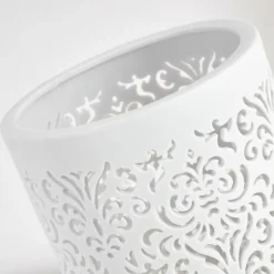 Luminaires Orientaux-hofstein Lampe à poser Aberjona Blanc, 1 lumière