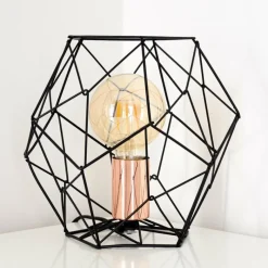 Lampes Vintages & Rétros-hofstein Lampe à poser Albion Cuivre, 1 lumière