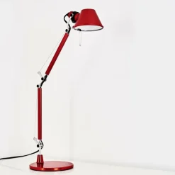 Lampe Design-Luminaires Artemide Lampe à poser Artemide TOLOMEO MICRO Rouge, 1 lumière