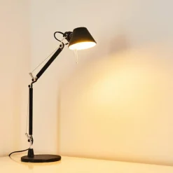 Lampe Design-Luminaires Artemide Lampe à poser Artemide TOLOMEO MICRO Noir, 1 lumière