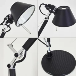 Lampe Design-Luminaires Artemide Lampe à poser Artemide TOLOMEO MICRO Noir, 1 lumière