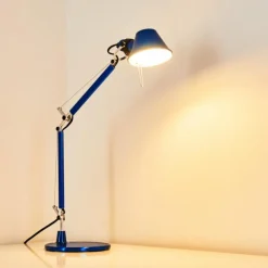 Lampe Design-Luminaires Artemide Lampe à poser Artemide TOLOMEO MICRO Bleu, 1 lumière