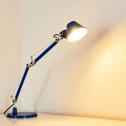Lampe Design-Luminaires Artemide Lampe à poser Artemide TOLOMEO MICRO Bleu, 1 lumière