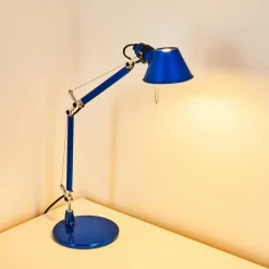 Lampe Design-Luminaires Artemide Lampe à poser Artemide TOLOMEO MICRO Bleu, 1 lumière